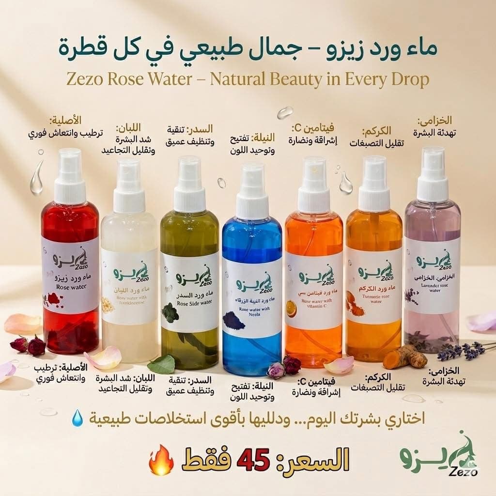 ماء ورد زيزو
